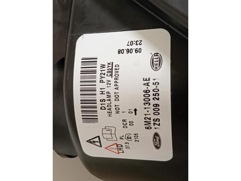 Proiettore ANT SX 6M21-13006-AE Ford S-max I 2010