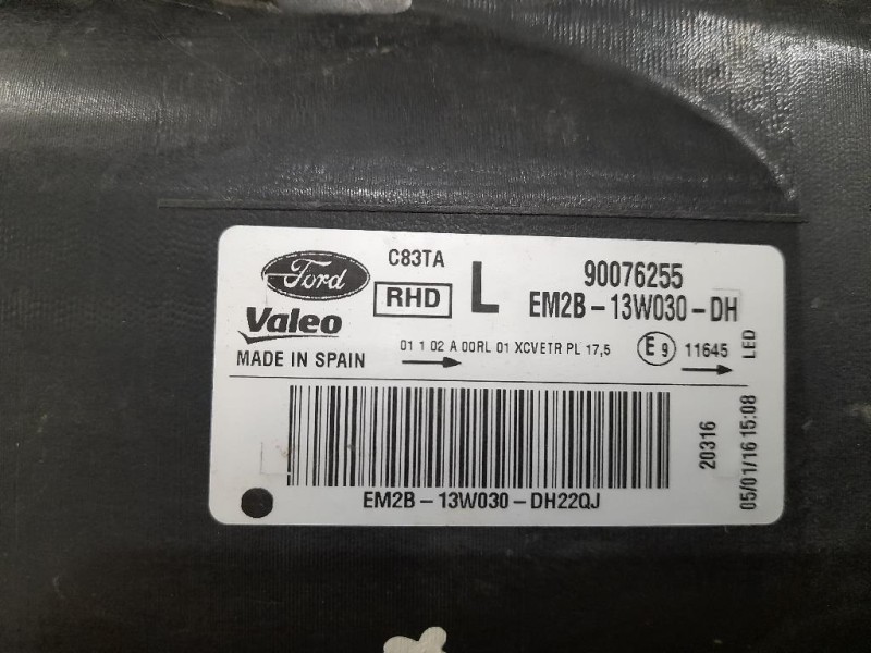 Proiettore ANT SX EM2813W030DH 90076255 Ford S-max II 2015