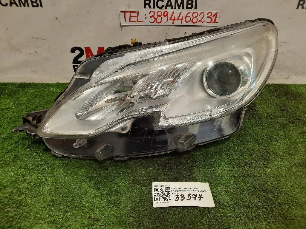 Proiettore ANT SX 90106472 Peugeot 2008 I 2016