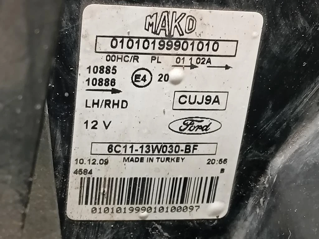 Proiettore ANT SX 6C11-13W030-BF Ford Transit V 2011