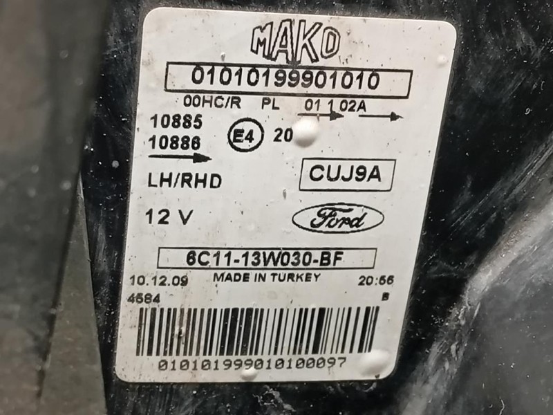 Proiettore ANT SX 6C11-13W030-BF Ford Transit V 2011