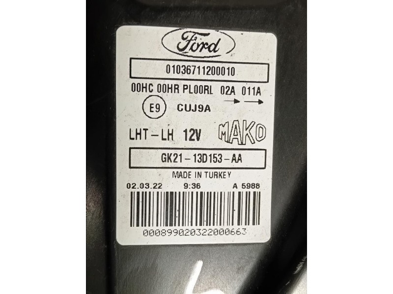 Proiettore ANT SX GK21-13C153-AA Ford Transit Custom I 2013