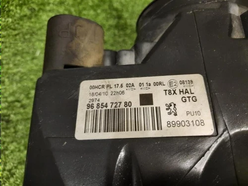 Proiettore ANT SX 9685472780 Peugeot 3008 I 2009