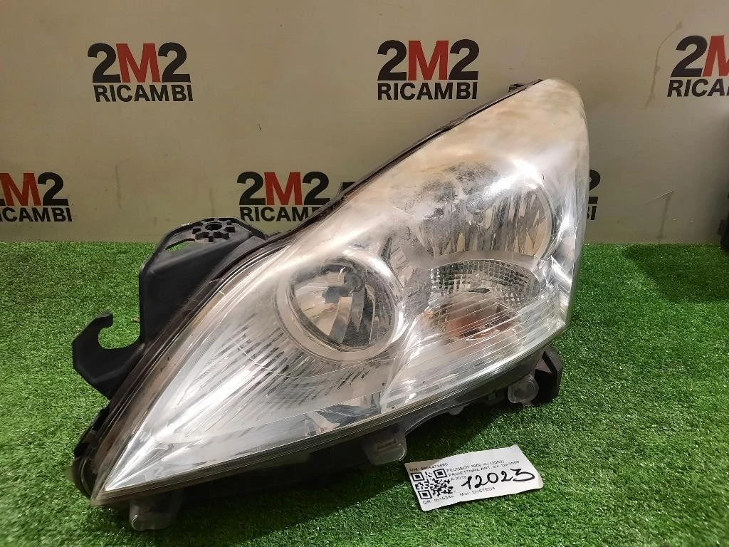 Proiettore ANT SX 9685472780 Peugeot 3008 I 2009