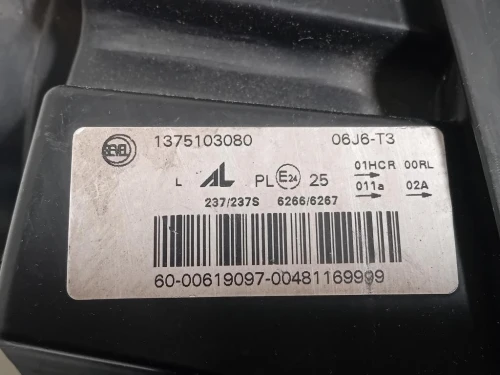 Proiettore ANT SX 1375103080 Peugeot Boxer III 2014