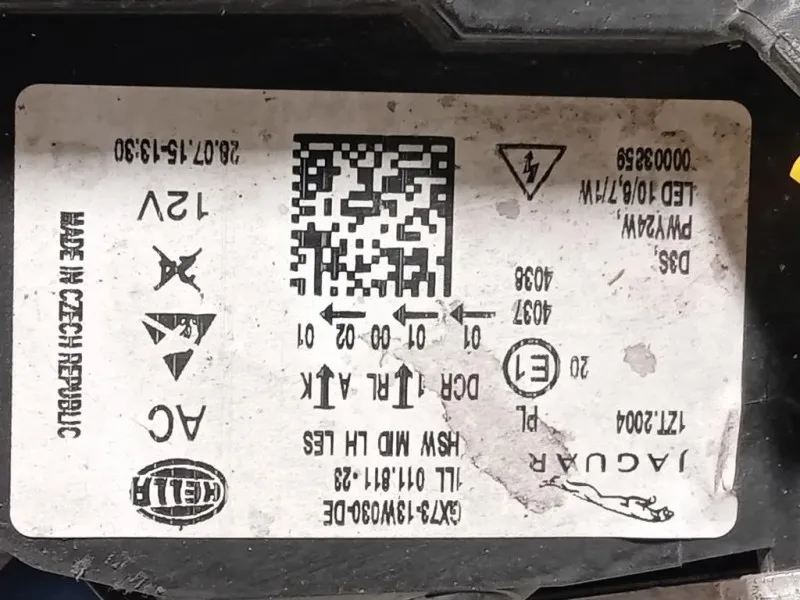 Proiettore ANT SX GX73-13W030-DE Jaguar XE 2015