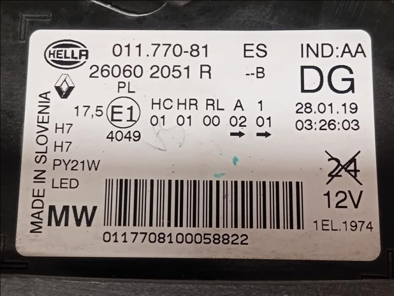 Flessibile AC Compressorecondensatore 9806548780 Peugeot Expert III 2016