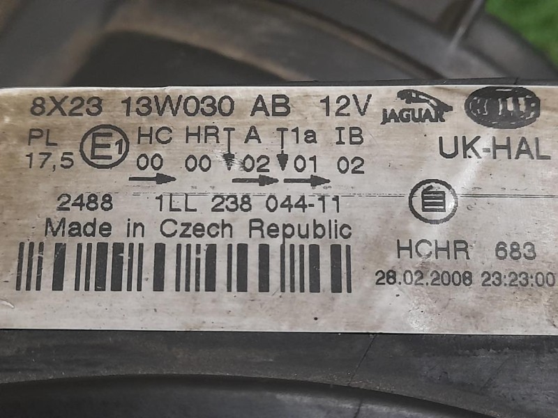 Proiettore ANT SX 8X2313W030 Jaguar XF I 2008
