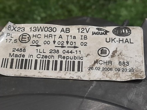 Proiettore ANT SX 8X23-13W030AB Jaguar XF I 2008