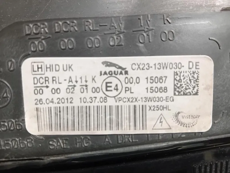 Proiettore ANT SX CX23-13W030-DE Jaguar XF I 2011