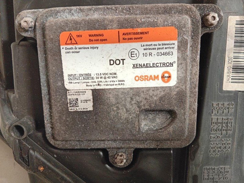 Proiettore ANT SX CX23-13W030-DF Jaguar XF I 2011