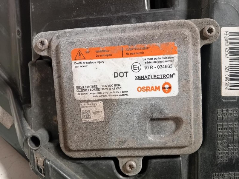 Proiettore ANT SX VPCX2X-13W030-EH Jaguar XF I 2011