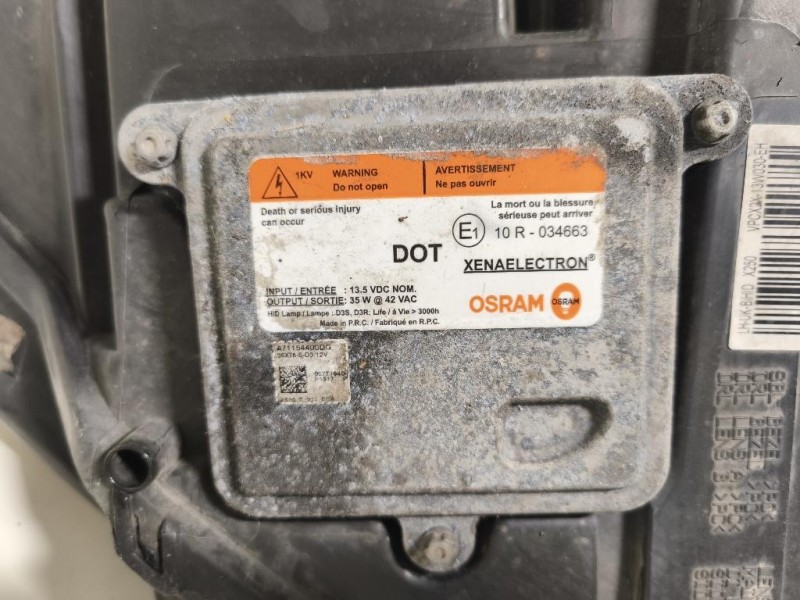 Proiettore ANT SX GX23-13W030-FE Jaguar XF I 2011