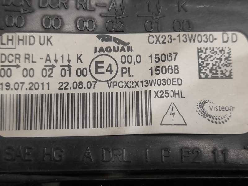 Proiettore ANT SX T2H24593 Jaguar XF II 2015