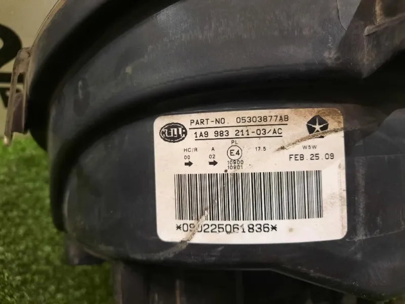 Proiettore ANT SX 05303877AC Jeep Patriot 2007