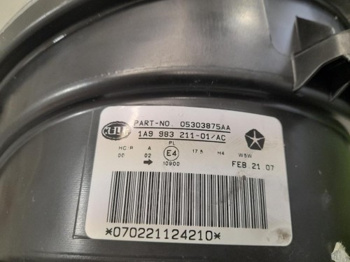 Proiettore ANT SX 98321501 Jeep Patriot 2007