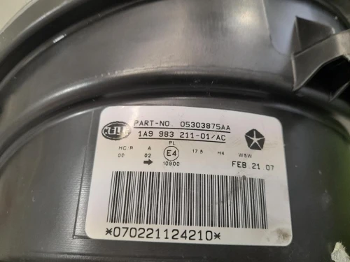 Proiettore ANT SX 98321501 Jeep Patriot 2007