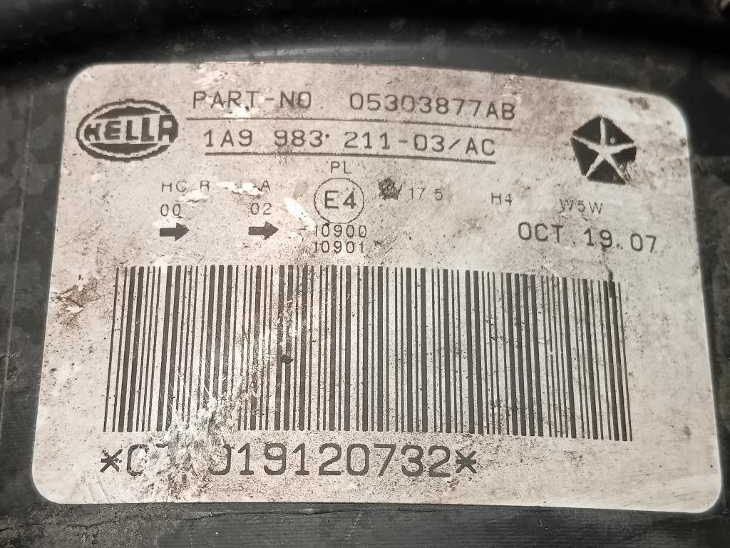 Proiettore ANT SX 05303877AB Jeep Patriot 2007