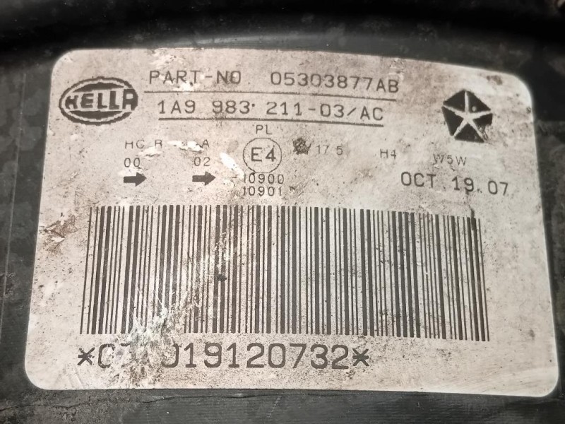 Proiettore ANT SX 05303877AB Jeep Patriot 2007