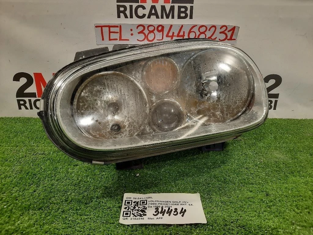 Proiettore ANT SX 08-341-1108L Volkswagen GOLF IV 1998