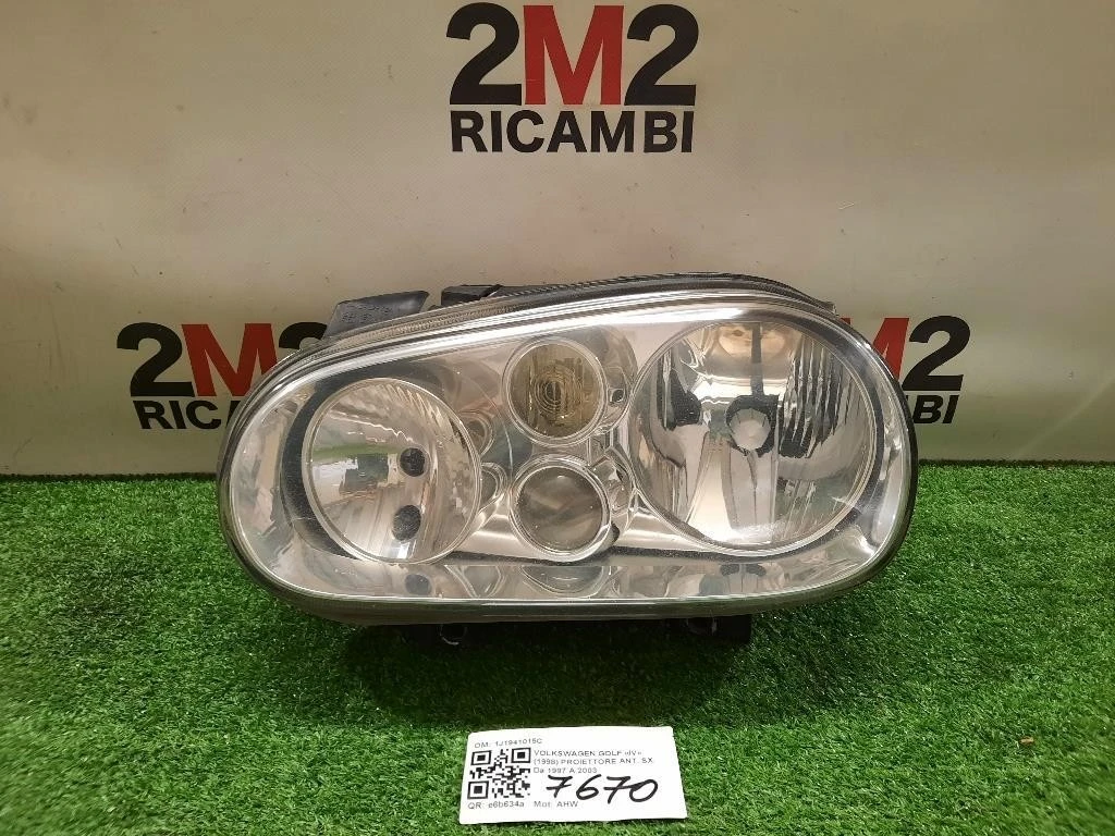 Proiettore ANT SX 1J1941015C Volkswagen GOLF IV 1998