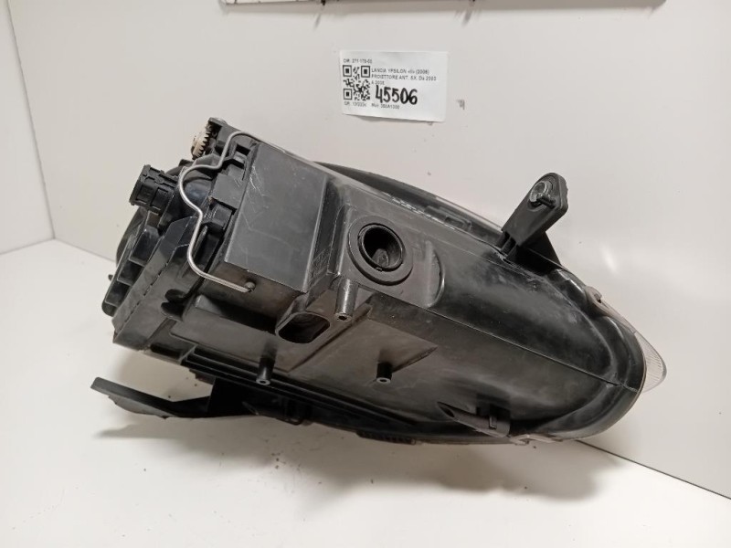 Proiettore ANT SX 51786654 Lancia Ypsilon II 2006