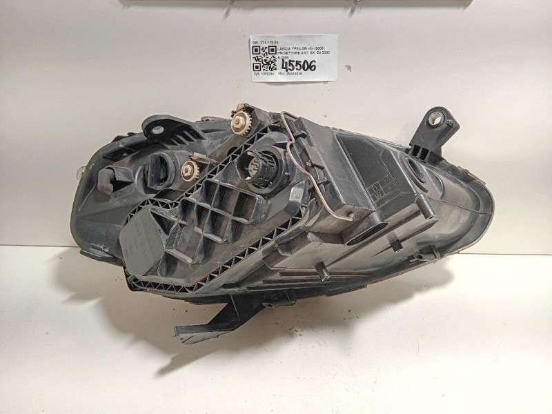 Proiettore ANT SX 51786654 Lancia Ypsilon II 2006