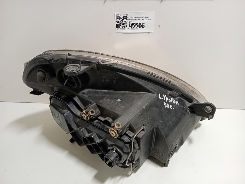 Proiettore ANT SX 51786654 Lancia Ypsilon II 2006