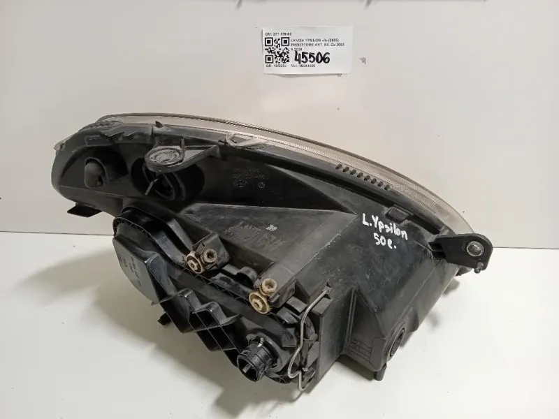 Proiettore ANT SX 51786654 Lancia Ypsilon II 2006