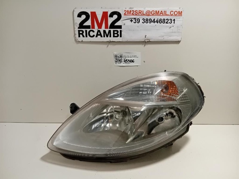 Proiettore ANT SX 51786654 Lancia Ypsilon II 2006