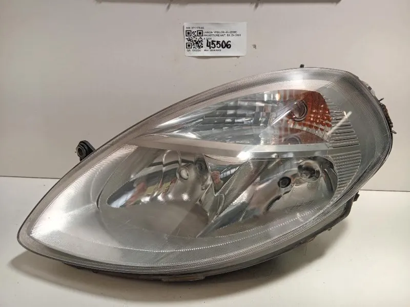 Proiettore ANT SX 51786654 Lancia Ypsilon II 2006