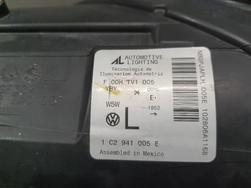 Proiettore ANT SX 1C0941005E Volkswagen NEW Beetle I Cabrio 2002