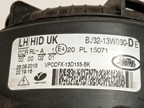 Proiettore ANT SX BJ32-13W030-DE Land Rover Range Rover Evoque I 2011