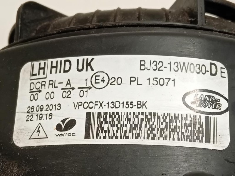 Proiettore ANT SX BJ32-13W030-DE Land Rover Range Rover Evoque I 2011