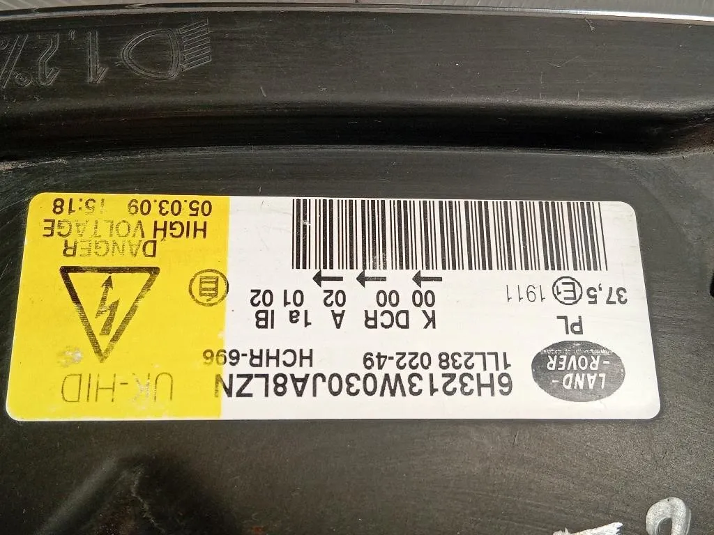 Proiettore ANT SX 1LL238022-49 Land Rover Range Rover Sport II 2009
