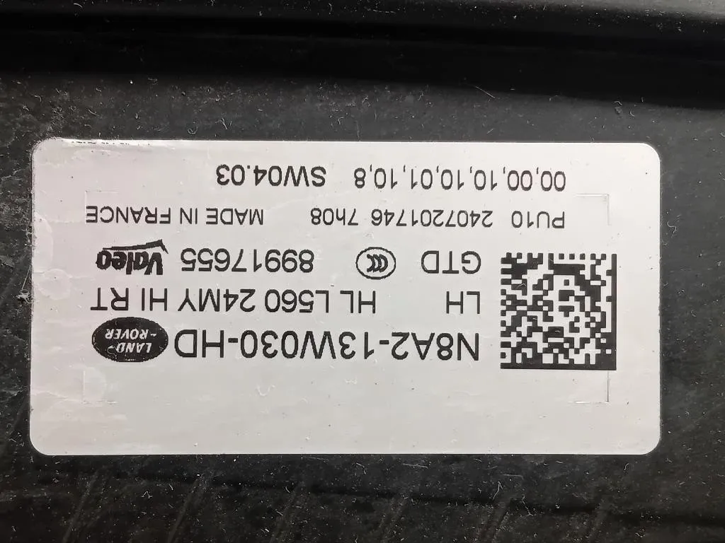 Proiettore ANT SX N8A2-13W030-HD Land Rover Range Rover Velar 2023