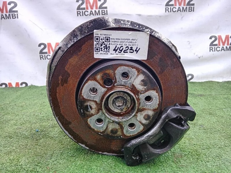 Fusello Ruota ANT SX 6876643-01 Mini MINI Cooper R57 Cabrio 2007