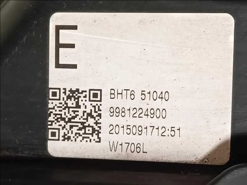 Proiettore ANT SX BHT6 51040 Mazda 3 III 2016