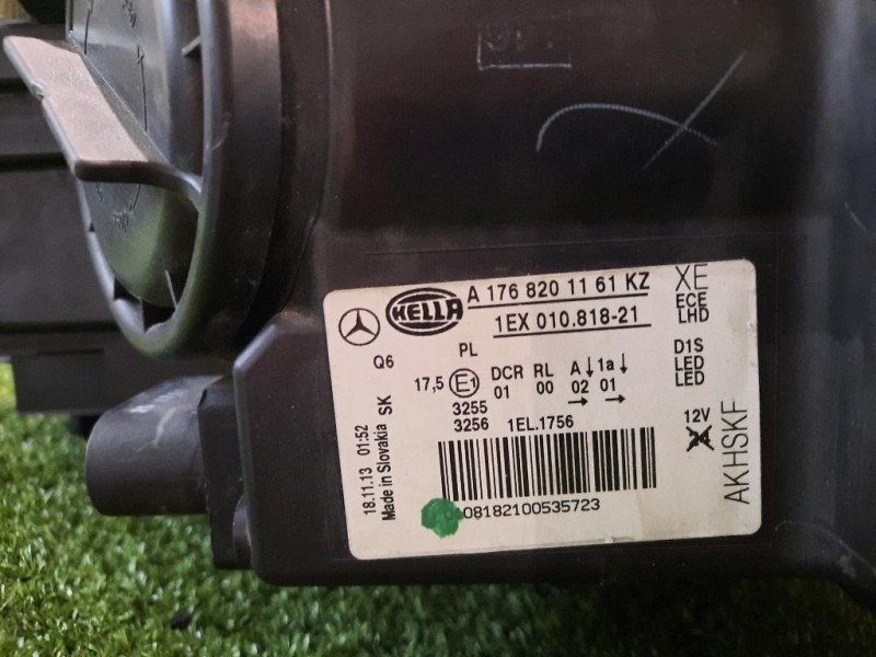 Proiettore ANT SX A1768201161KZ Mercedes Classe A W176 2013