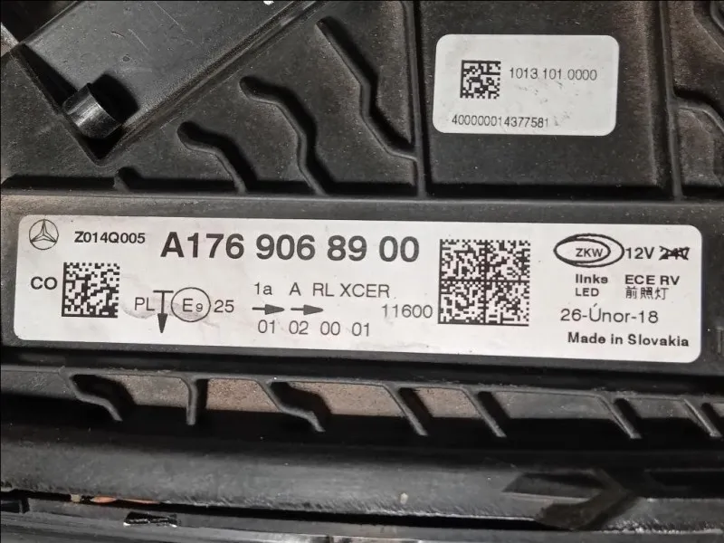 Proiettore ANT SX A1769068900 Mercedes Classe A W176 2015