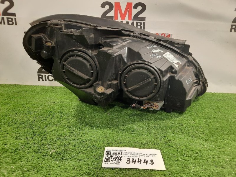 Proiettore ANT SX A2048207739 Mercedes Classe C W204 2007