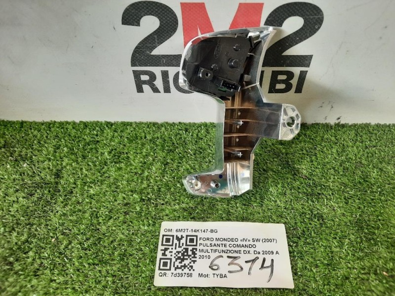 Pulsante Comando Multifunzione DX 6M2T-14K147-BG VOLANTE DX Ford Mondeo IV SW 2007