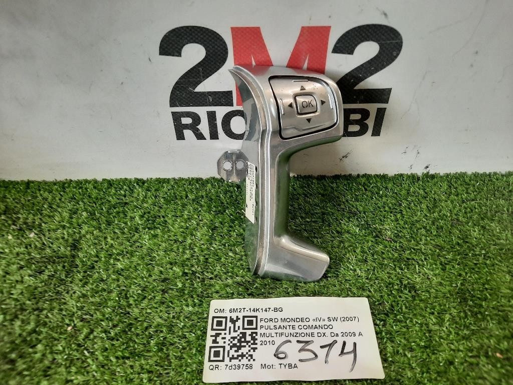 Pulsante Comando Multifunzione DX 6M2T-14K147-BG VOLANTE DX Ford Mondeo IV SW 2007