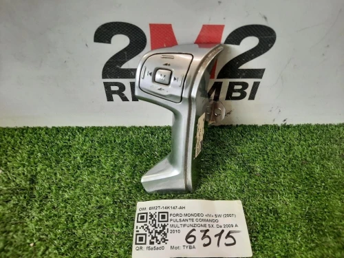 Pulsante Comando Multifunzione SX 6M2T-14K147-AH VOLANTE SX Ford Mondeo IV SW 2007