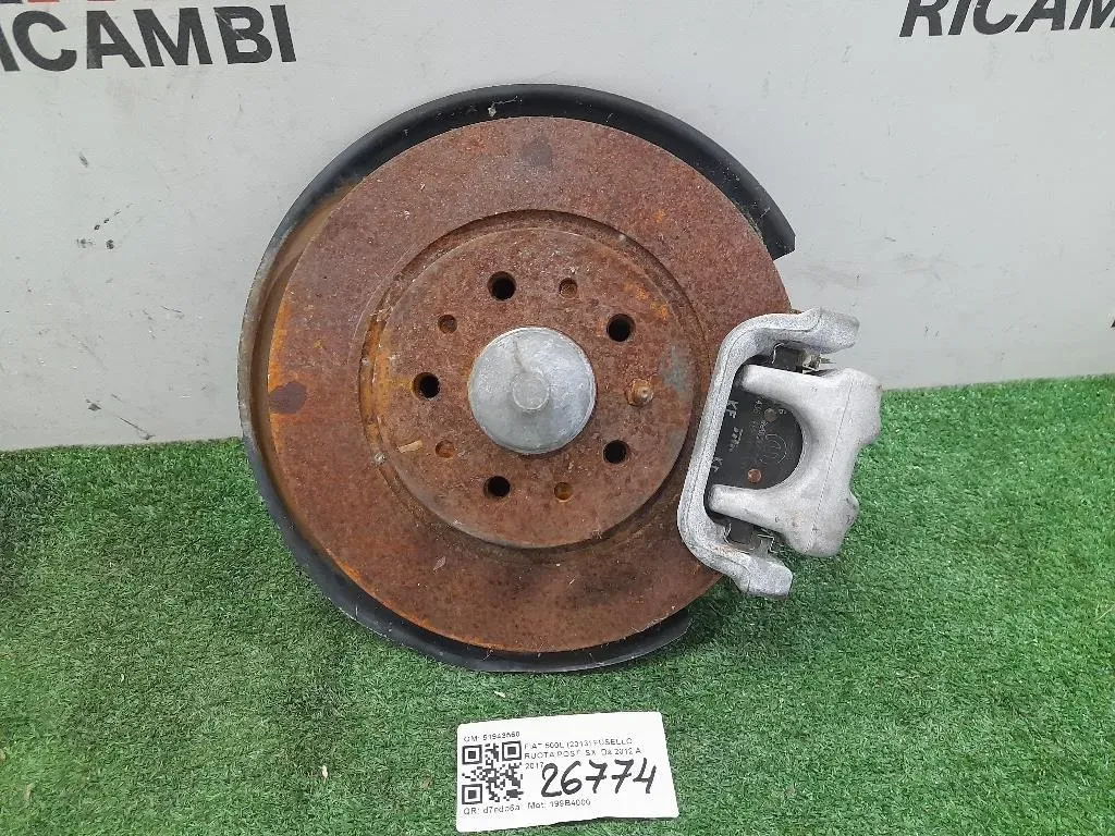 Fusello Ruota POST SX 51943560 Fiat 500L 2013
