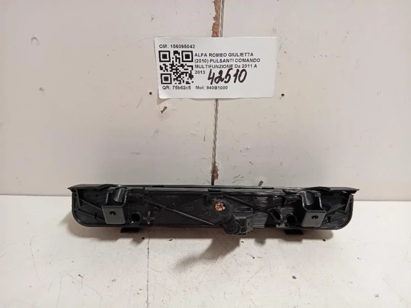 Pulsanti Comando Multifunzione 156095042 Alfa Romeo Giulietta 2010