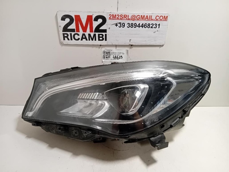 Proiettore ANT SX A1178206761 Mercedes Classe CLA C117 2016