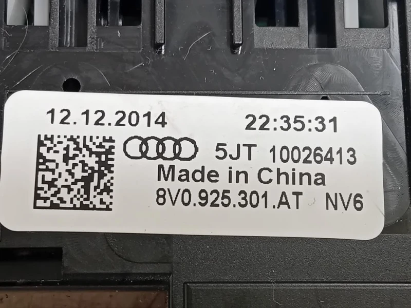 Pulsanti Comando Multifunzione 8V0 925 301 Audi A3 8VA Sportback 2012