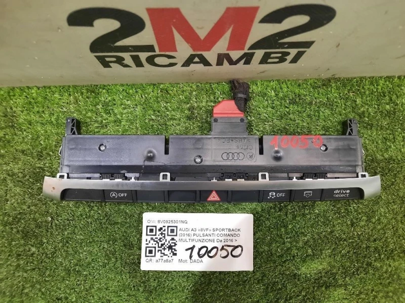 Pulsanti Comando Multifunzione 8V0925301NQ Audi A3 8VF Sportback 2016