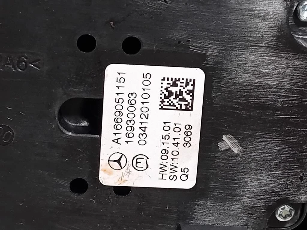 Pulsanti Comando Multifunzione A1669051151 Mercedes Classe ML W166 2012